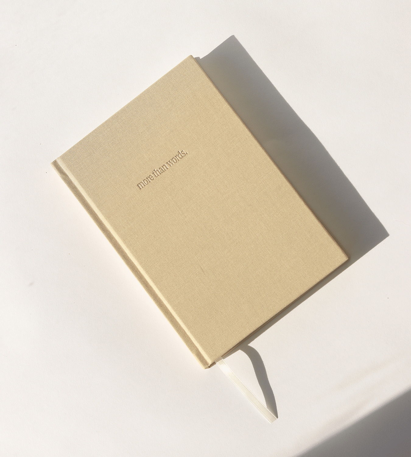 Notebook | more than words | cream